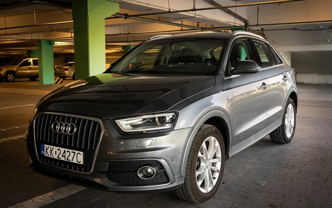 Audi Q3 cena 64200 przebieg: 163994, rok produkcji 2014 z Kraków małe 529